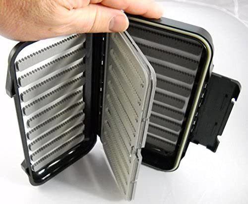 Fly Box-Large Fishing ''Go To'' Fly Box With Swing Leaf Center