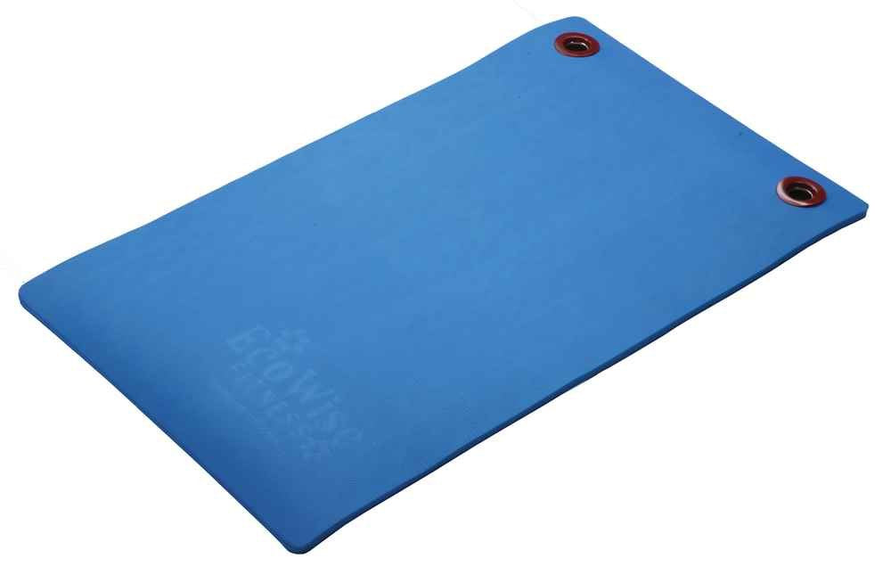 Eco Wise Fitness Ecofriendly Workout Mat In Blue