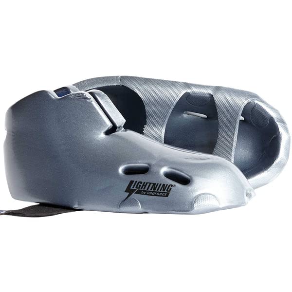 Pro Force Lightning Kicks Sparring Shoes/Footgear - Silver - Size 9-10 | Large
