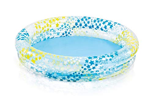 Intex Inflatable Stars Kiddie 2 Ring Circles Swimming Pool (48'' X 10'') [Assorted Styles]