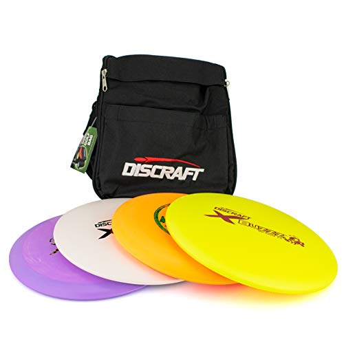 Discraft Deluxe Disc Golf Set (4 Disc And Bag)Models And Plastic Blends May Vary