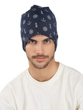 Isweven MenS Beanies Cotton Slouchy Skull Summer Blended Free Size Blue Beanie Cap For Men Women Boys (7016Many Symbol)