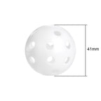 Faswin 100 Pack White Plastic Golf Training Balls, Airflow Hollow 41Mm Golf Balls For Driving Range, Swing Practice, Home Use
