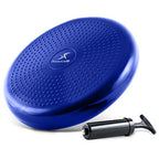 ProsourceFit Core Balance Disc Trainer, 14    Diameter with Pump for Improving Posture, Fitness, Stability, Blue
