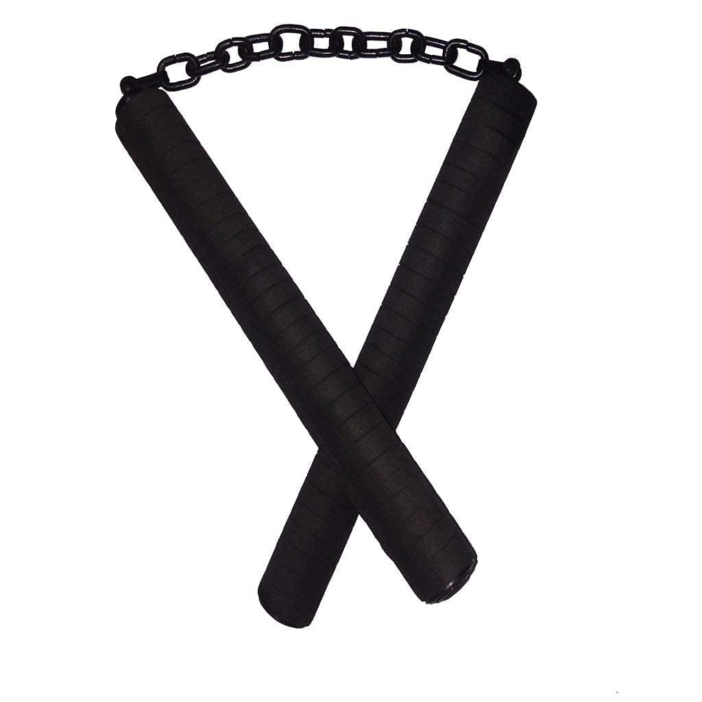 Gadget Deals Rubber Foam Nunchaku  with Black Handle | nunchaku Rubber | nunchaku Foam  Karate Stick | Karate Equipment