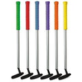 The Zone Golf Clubs - Set of 6 Putters or 7 Irons for Kids - 27 Length - Lightweight Plastic with Foam Grip - Rainbow Colors (Gr