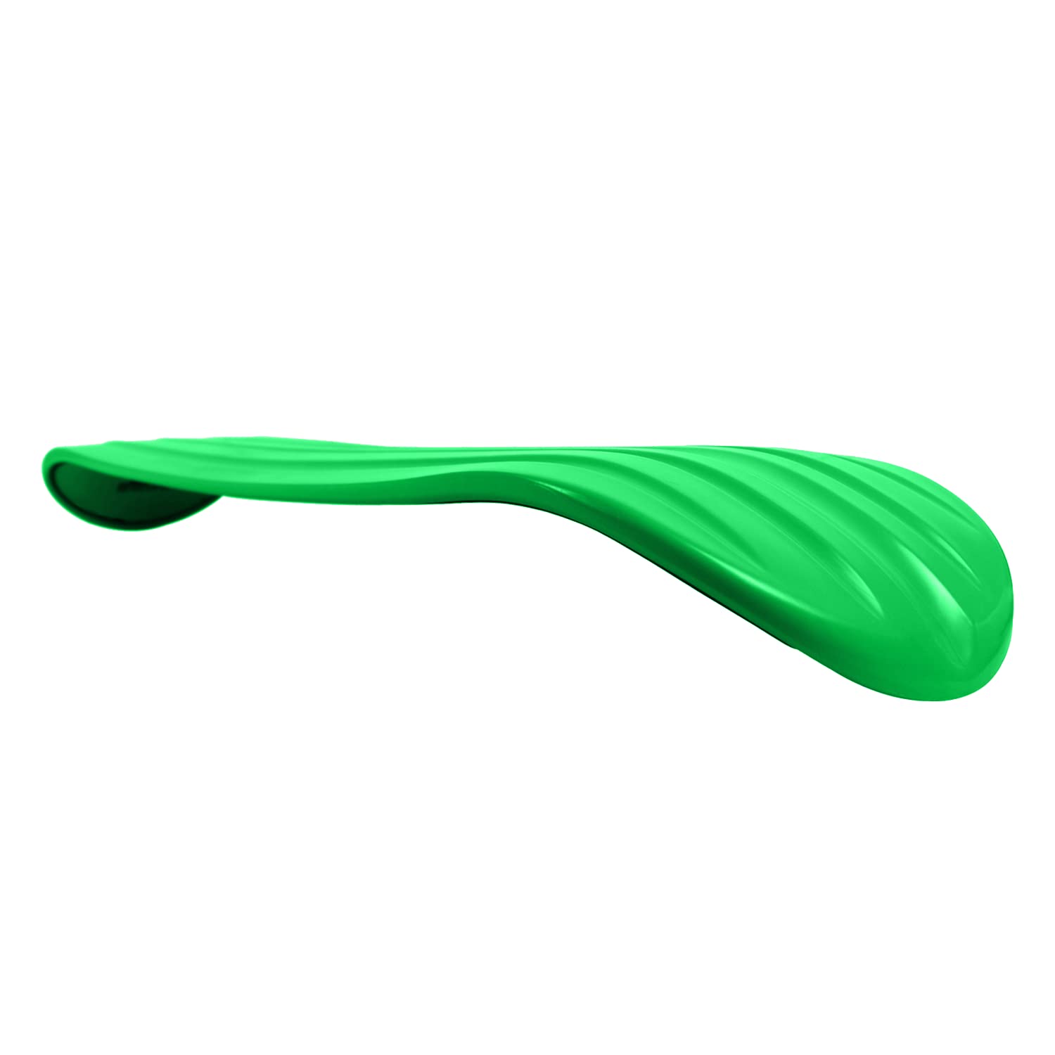 Krown Snowskate Plastic Polymer Skateboard Style Dual Kick Snowboard With Foam Grip - 35'' , Green Mountainscape, 9'' X 35''