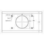 Taco Metals Taco T-Top Extrusion Plate Pre-Drilled For Grand Slams - 20'' - Pair