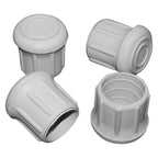 Taylor Made Products Rubber Chair Tips Fits 7/8'' Tubing White