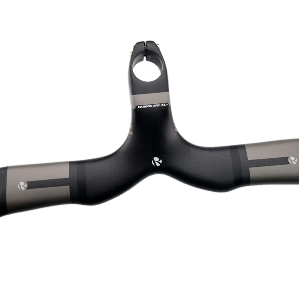 Road Bike Carbon Handlebars Integrated Stem Aero Handlebars For Road Bike 1-1/8 Internla Routing Integrated Carbon Road Handleba