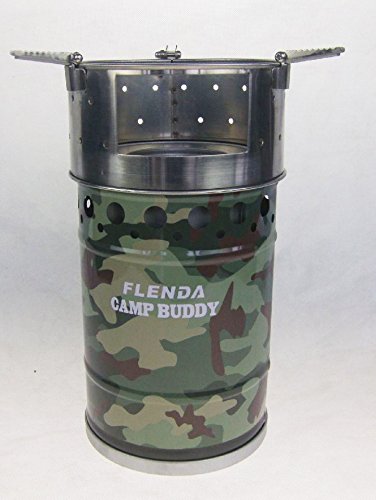 Flenda Camp Buddy Natural Draft Firewood Camp Stove