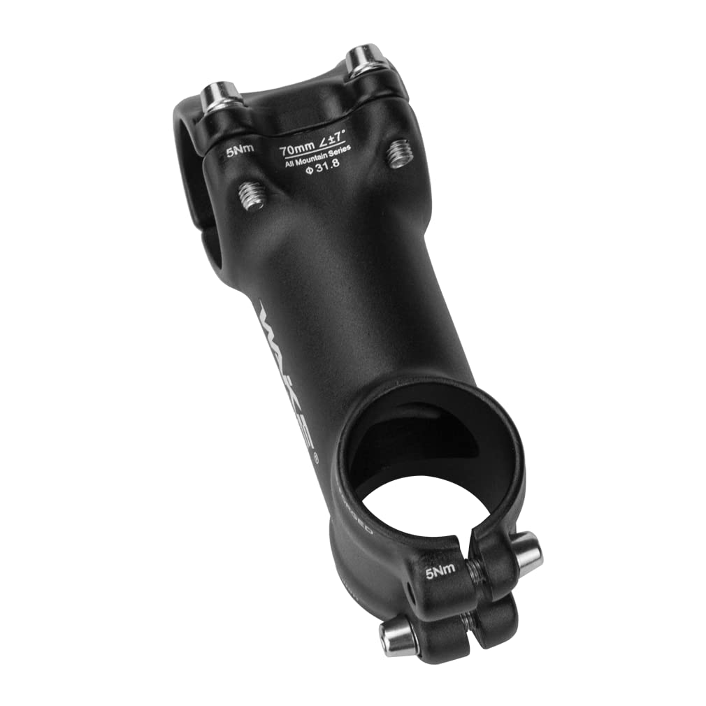 Cysky 31.8 Bike Stem 7 Degree 70Mm Mtb Stem Handlebar Riser Extender For Road Bike, Mountain Bike, Mtb, Bmx, Cycling (70Mm)