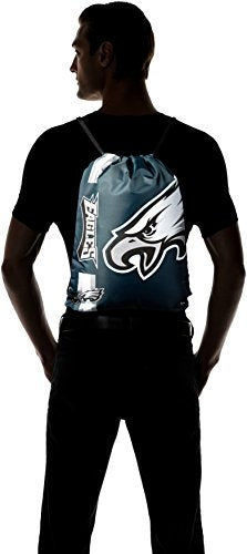 FOCO Philadelphia Eagles NFL Big Logo Drawstring Backpack