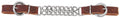 Weaver Leather Double Flat Link Chain Curb Strap Sunset, 4 1/2-Inch