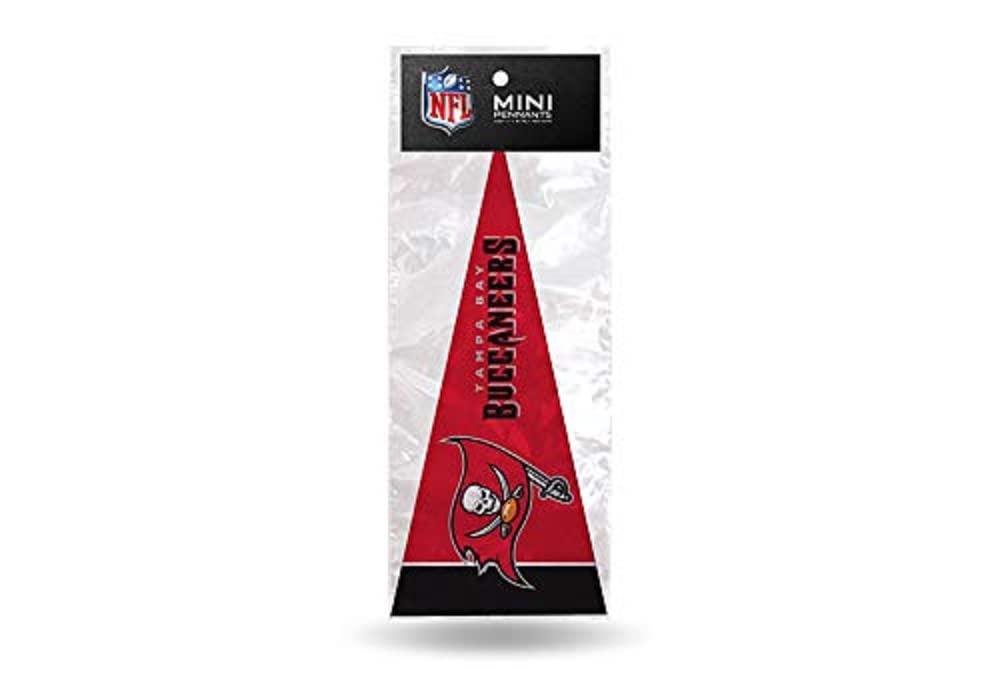 Nfl Tampa Bay Buccaneers 8-Piece 4-Inch By 9-Inch Classic Mini Pennant D  Cor Set