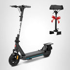 Gotrax Eclipse Ultra Saddle Electric Scooter, 20MPH, 28Miles, Adjustable Handlebar Height, Foldable, Detachable Seat, Cruise Con