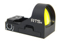 C-MORE Systems Micro Red Dot Sight RTS2B V5, 12 MOA, 1x Magnification, Made of Aircraft Grade Aluminum, Adjusts for Wind & Eleva