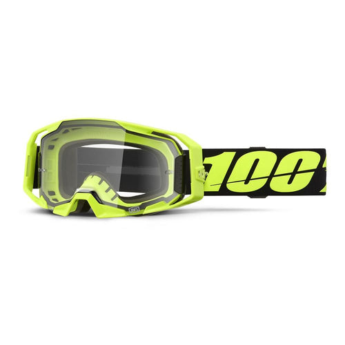 100% ARMATIC Goggle Neon Yellow - Clear Lens