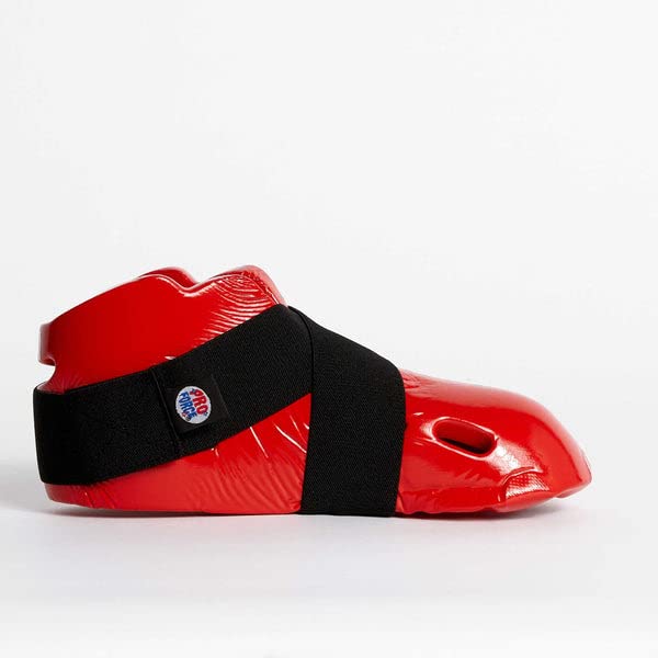Pro Force Lightning Kicks Sparring Shoes/Footgear - Red - Size 7-7 1/2 | Small