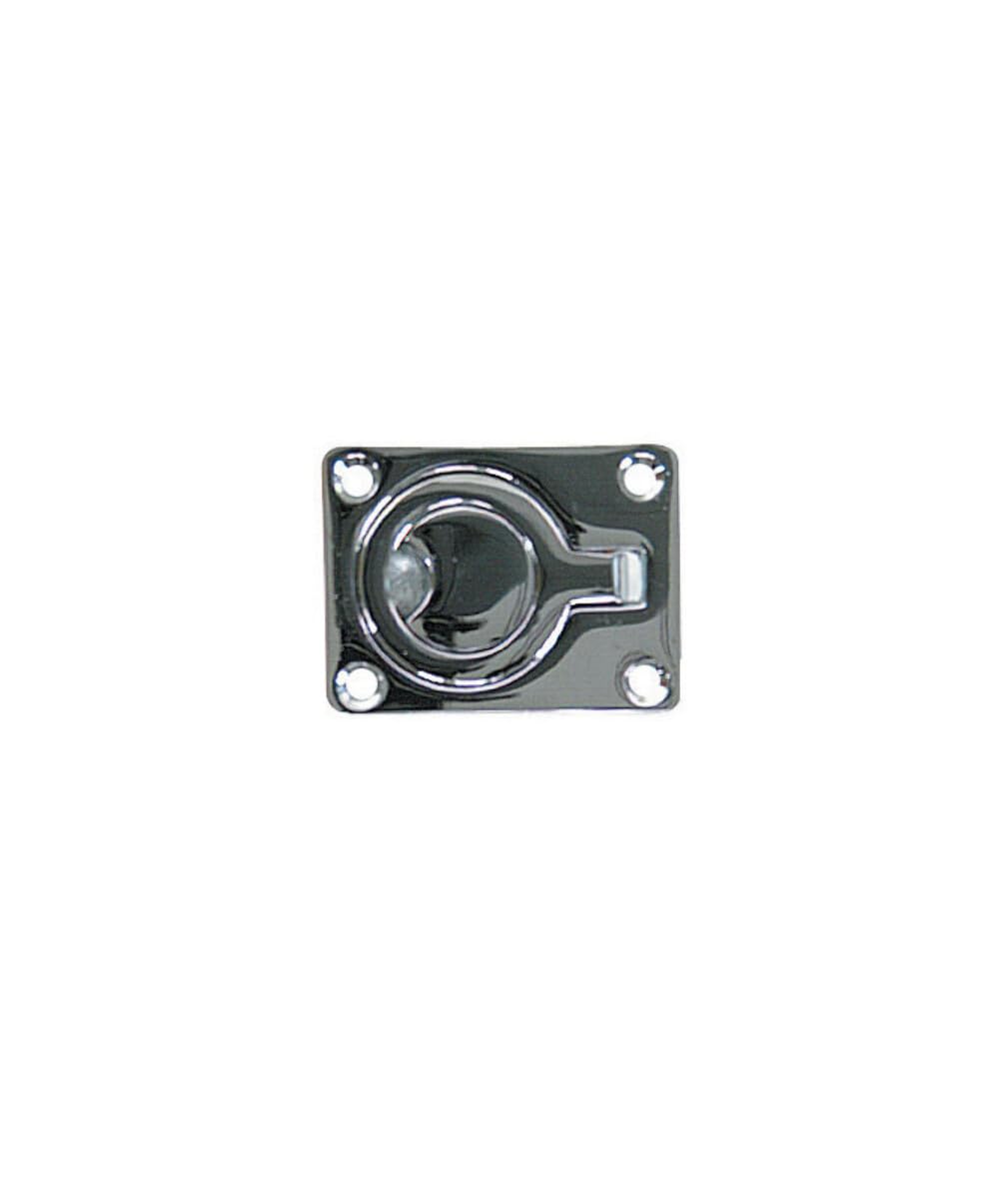 Whitecap Flush Pull Ring  CP/Brass  2 x 21/2