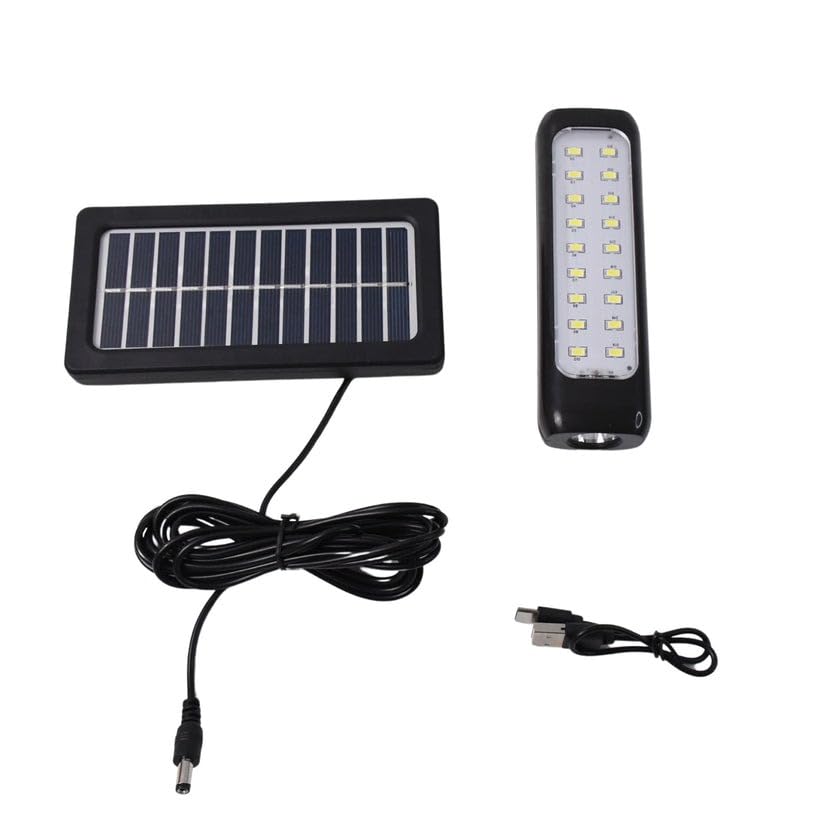 Oblivion Solar Led Light Outdoor Waterproof  3 Modes Indoor Outdoor Hanging Solar Light  18 Small Leds & 1 Big Led Lantern, So