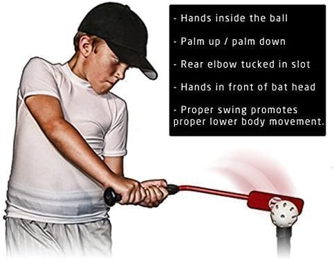 Insider Bat Baseball Softball Batting Swing Trainer Hitting Training Aid Tool Device 06 (Ages 12 & Under)
