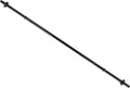 Fitvids 6FT Stardard Barbell with Star Locks for Strength Training & Weightlifting, Black