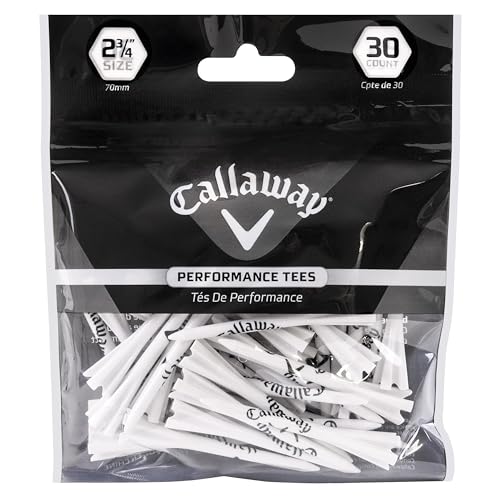 Callaway 2 3/4-Inch Performance Tee, White