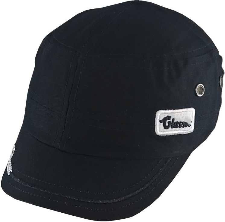 Fqzilon Black Caps Short Visor Summer Hats For Boys Pack Of 1