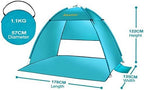 Alvantor Beach Tent Sun Shade Beach Umbrella Outdoor Sun Shelter Cabana Automatic Instant Pop-Up Upf 50+ Portable Camping Canopy