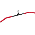 Sertt 39.37 Inch Lat Pull Down Bar Attachment For Pulley Cable Machine, Curl Tricep Press Down Bar With Rubber Handle, Lat Pulld