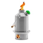 Kelly Kettle Camp Stove Stainless Steel - Boils Water Within Minutes, Uses Natural Fuel, And Enables You To Rehydrate Food Or Co