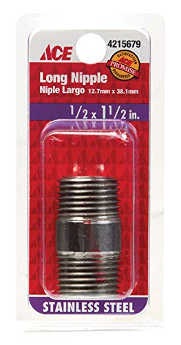 Nipple Ss 1/2'' X 1.5'' (Pack Of 1)