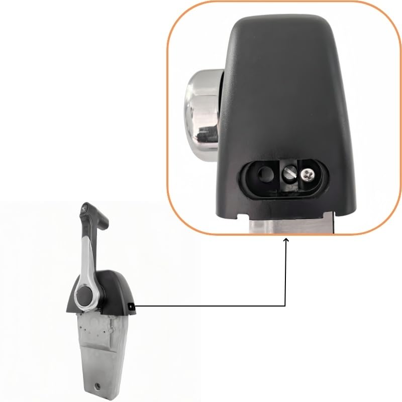 Boatcon 704 Single Binnacle Remote Control Box 704-48205-P1 Console Top Mount For Yamaha Outboard Engine Push To Open
