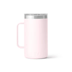 Yeti Rambler 24 Oz Mug, Vacuum Insulated, Stainless Steel With Magslider Lid, Ice Pink