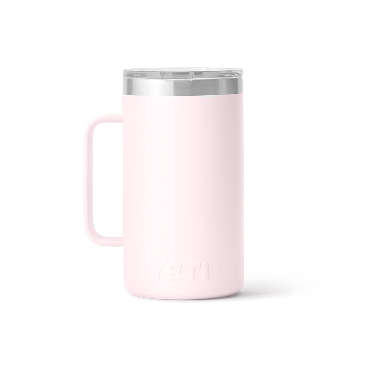 Yeti Rambler 24 Oz Mug, Vacuum Insulated, Stainless Steel With Magslider Lid, Ice Pink