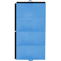 6 L X 4 W Folding Gym Mat - 2'' Thick Cushion - Tri-Fold Reversible Blue/Red - For Gymnastics, Exercise, Tumbling And Inflatable