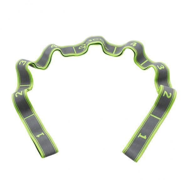 Myaddiction 6Xyoga Pull Strap Fitness Stretching Band Resistance Loop Green_9 Loops