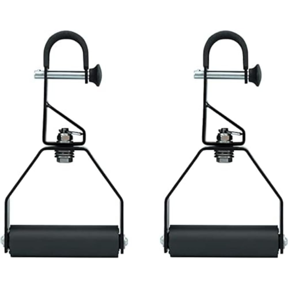 Yes4All Rotating Pull Up Handles For Pull Up Bar/Pull Up Grips/Barbell Handles With Non-Slip & Foam Pad Grips - Twist Motion For