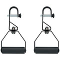 Yes4All Rotating Pull Up Handles For Pull Up Bar/Pull Up Grips/Barbell Handles With Non-Slip & Foam Pad Grips - Twist Motion For