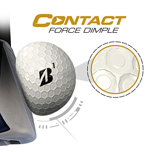 Bridgestone Golf 2021 E12 Contact Golf Balls, White, 2021 Model, One Size, 12 Count (Pack Of 1)