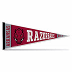 Rico Industries Ncaa Arkansas Razorbacks Exclusive 12'' X 30'' Felt Wall D  Cor Pennant - Great For Home/Bed Room/Man Cave D  Co