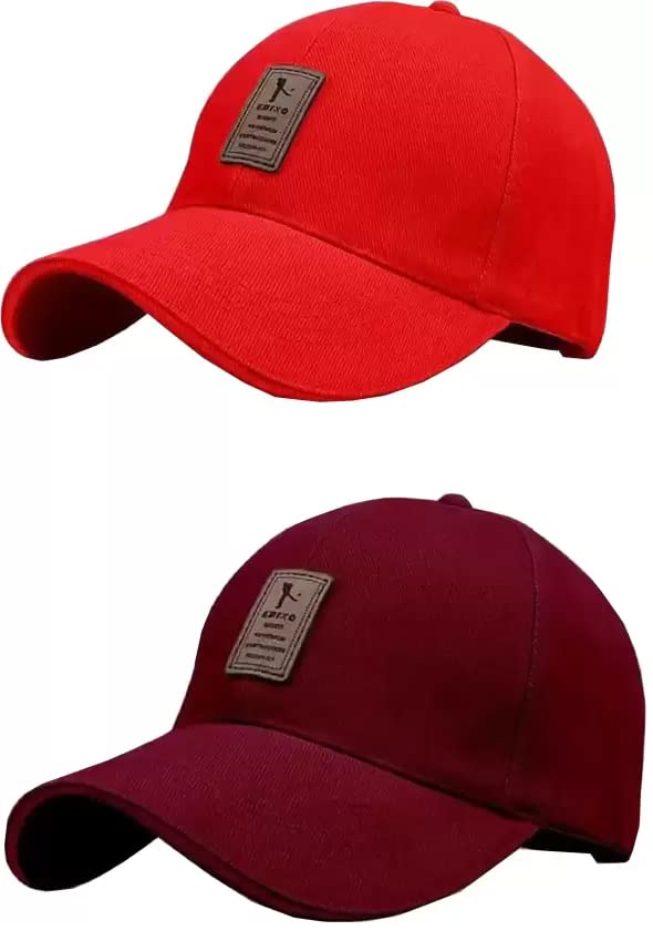 Selloria Acrylic [Brand  Combo Pack Of 2 Stylish Sport Virat Inspire + Baseball. Ny Cap For Men And BoyS Cap Pack Of 2 Multico