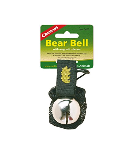 Coghlans Bear Bell With Magnetic Silencer, Black