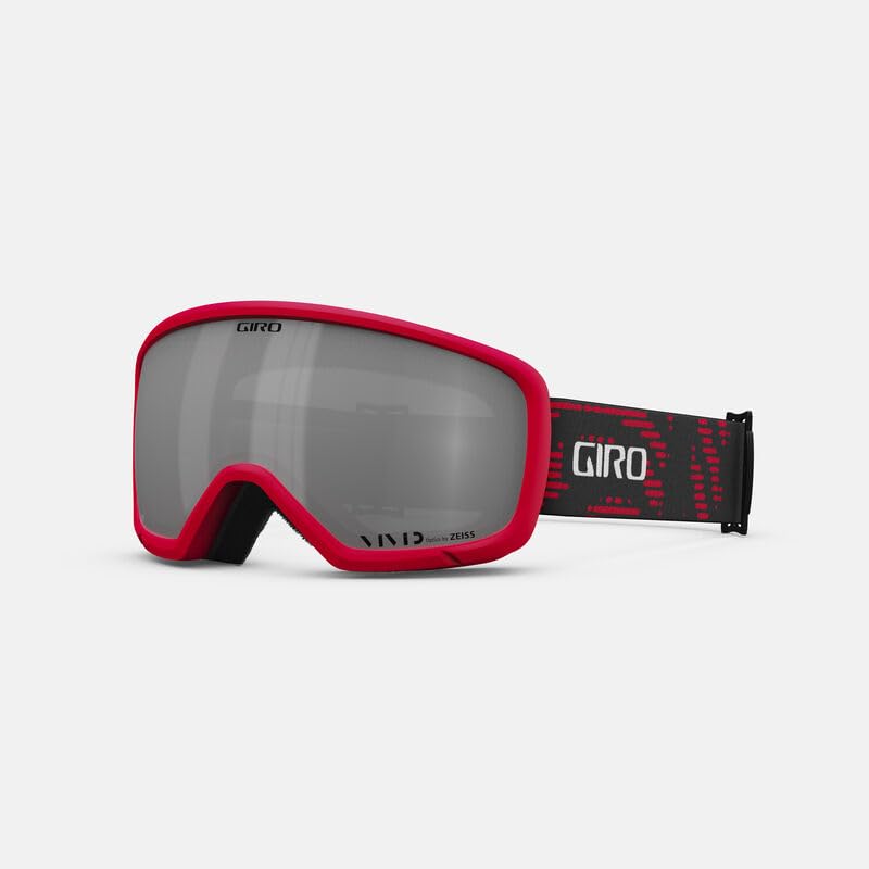 Giro Ringo Goggle Red Reverb Strap with Vivid Onyx Lens