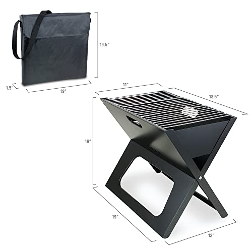 Nfl Los Angeles Chargers X-Grill Portable Grill - Camping Grill - Small Charcoal Grill For Tailgating