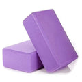 Etonwall Set Of 2 NonToxic Yoga Blocks | NonSlip Eva Foam Yoga Bricks For Stretching, Pilates, Balance & Body Fitness | Lightw