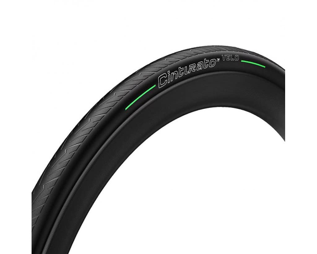 Pirelli Cinturato Velo Road Bike Tire, Long Rides, Tubeless Ready Clincher Tlr, Grip & Durability, Innovative Kevlar Protect, (1