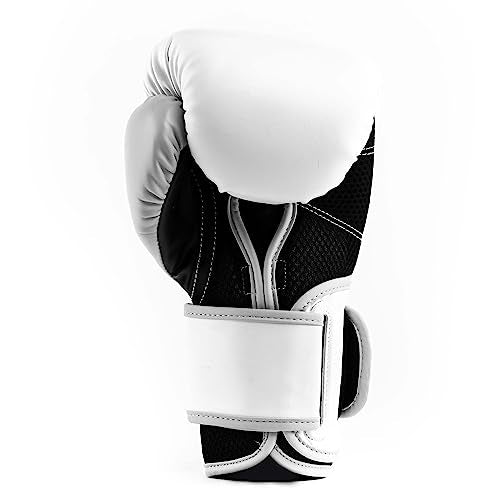 Everlast Powerlock 2 Boxing Gloves | Pro Flight Gloves | Secure Fit Hook And Loop With Triple-Layer Foam & Wrist Support For Inj