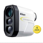 Nikon Coolshot 20I Gii Golf Laser Slope Rangefinder, Standard Version White With Yellow Trim, Medium